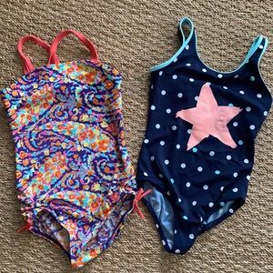 Two Lands End bathing suits